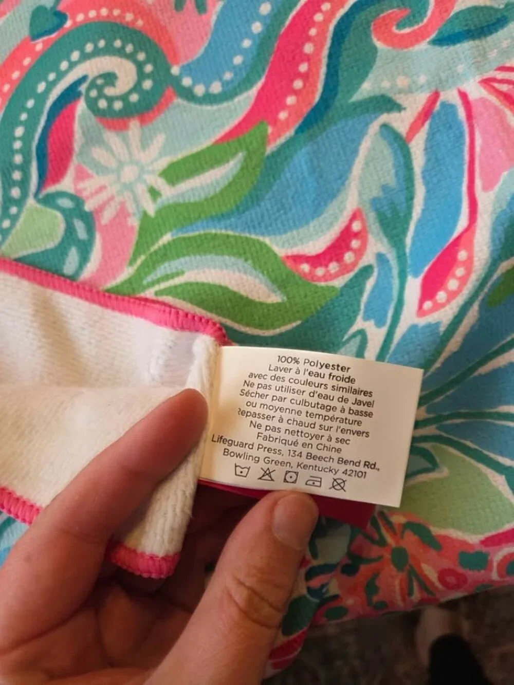 Microfiber Lilly Pullitzer beach towel new without tags